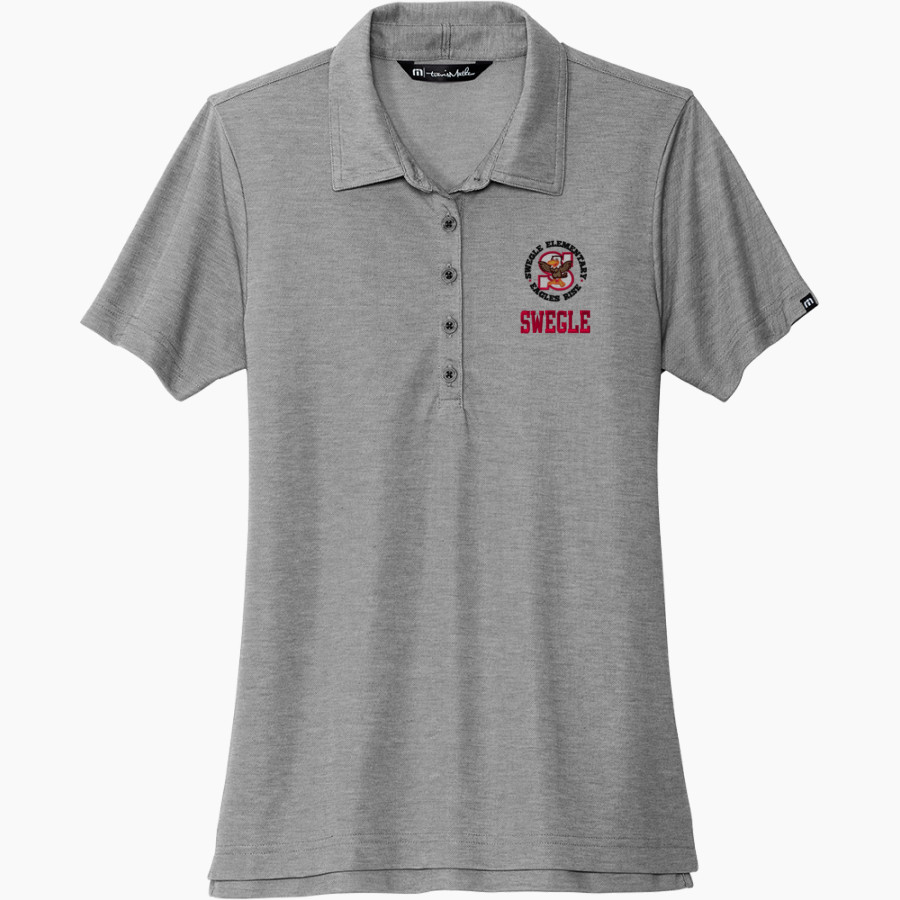 Swegle Eagles <span class="pdp-name-mascot">Swegle Elementary School Eagles</span> TravisMathew Women's Oceanside Heather Polo