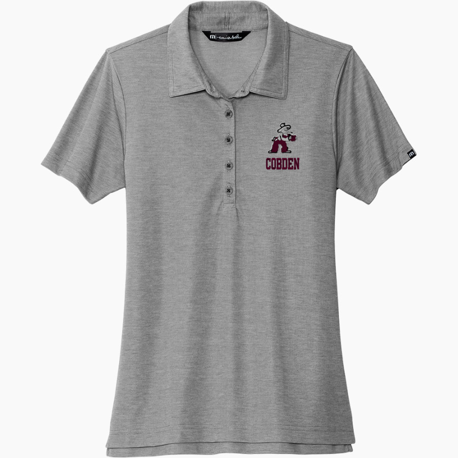 COBDEN HIGH SCHOOL APPLEKNOCKERS <span class="pdp-name-mascot">COBDEN APPLEKNOCKERS</span> TravisMathew Women's Oceanside Heather Polo