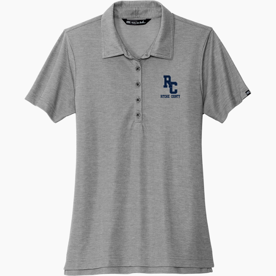 RITCHIE COUNTY HIGH SCHOOL REBELS TravisMathew Women's Oceanside Heather Polo