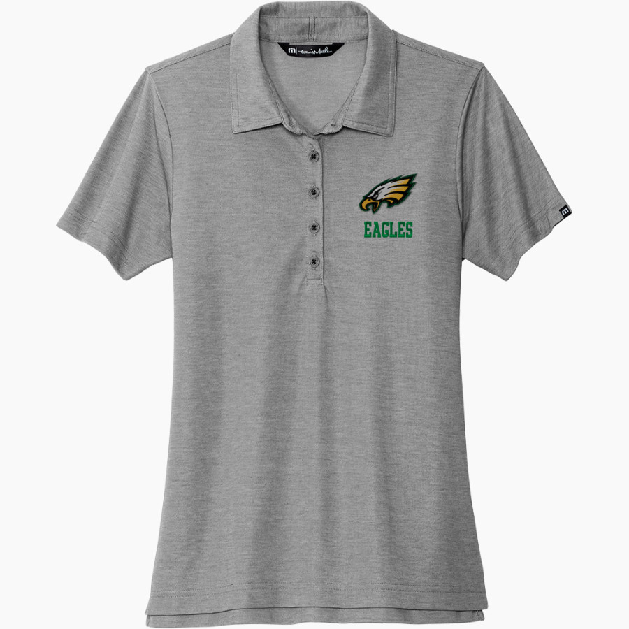 BRAXTON COUNTY HIGH SCHOOL EAGLES <span class="pdp-name-mascot">BRAXTON COUNTY EAGLES</span> TravisMathew Women's Oceanside Heather Polo