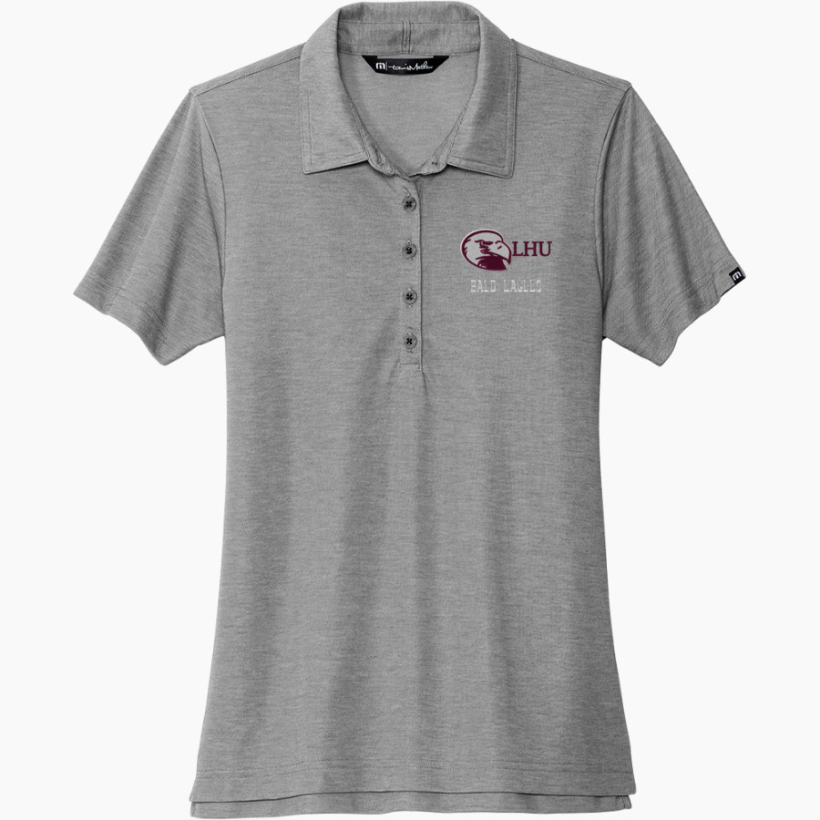 Lock Haven Bald Eagles TravisMathew Women's Oceanside Heather Polo