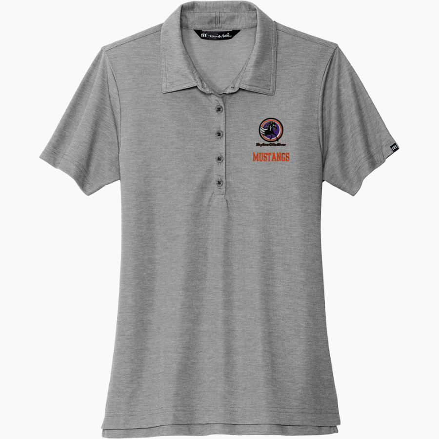 Skyline Gila River Mustangs <span class="pdp-name-mascot">Skyline Mustangs</span> TravisMathew Women's Oceanside Heather Polo