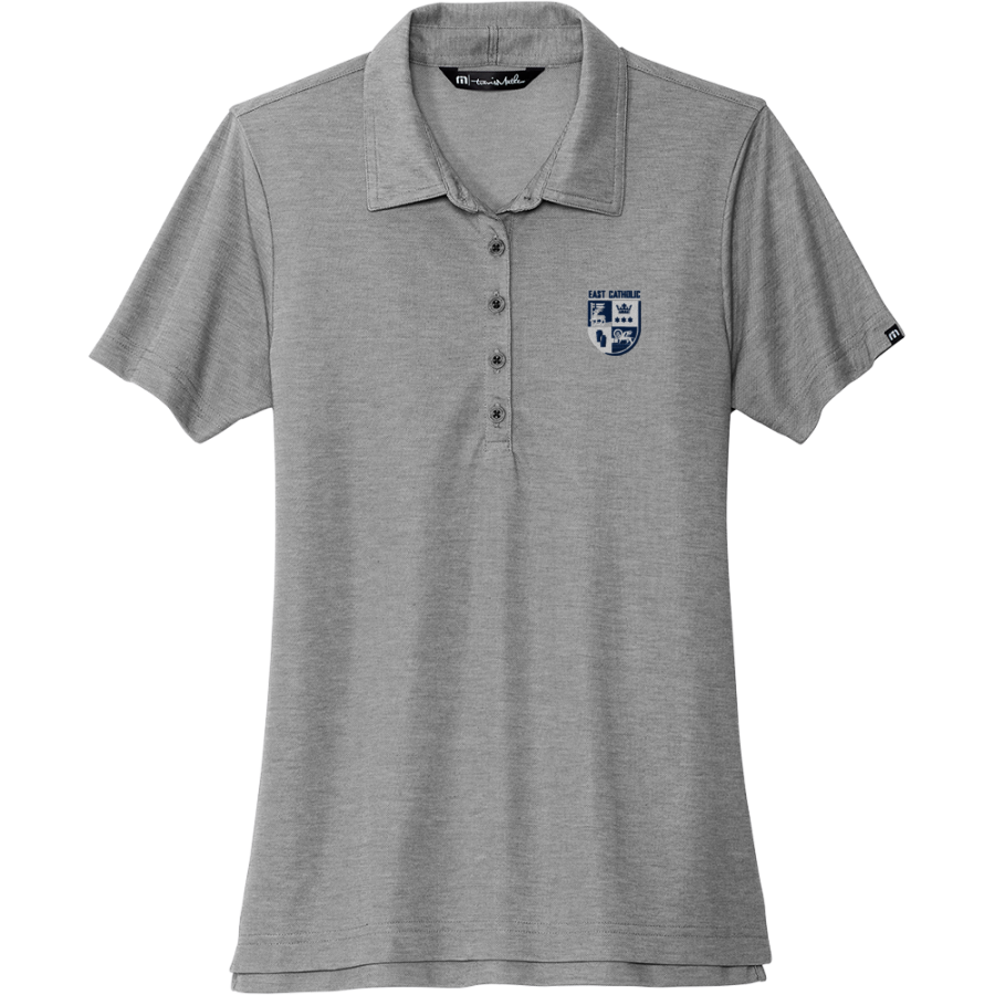 EAST CATHOLIC EAGLES ONLINE STORE <span class="pdp-name-mascot">EAST EAGLES</span> TravisMathew Women's Oceanside Heather Polo