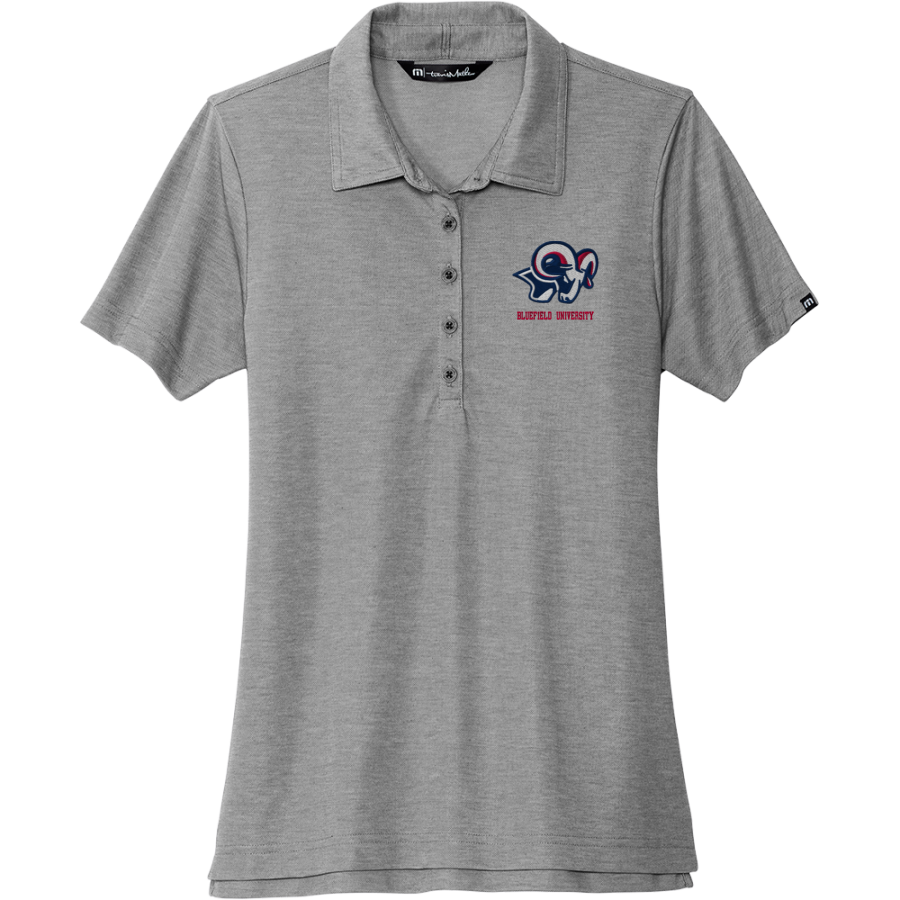 Bluefield University Sideline Store <span class="pdp-name-mascot">Bluefield University</span> TravisMathew Women's Oceanside Heather Polo