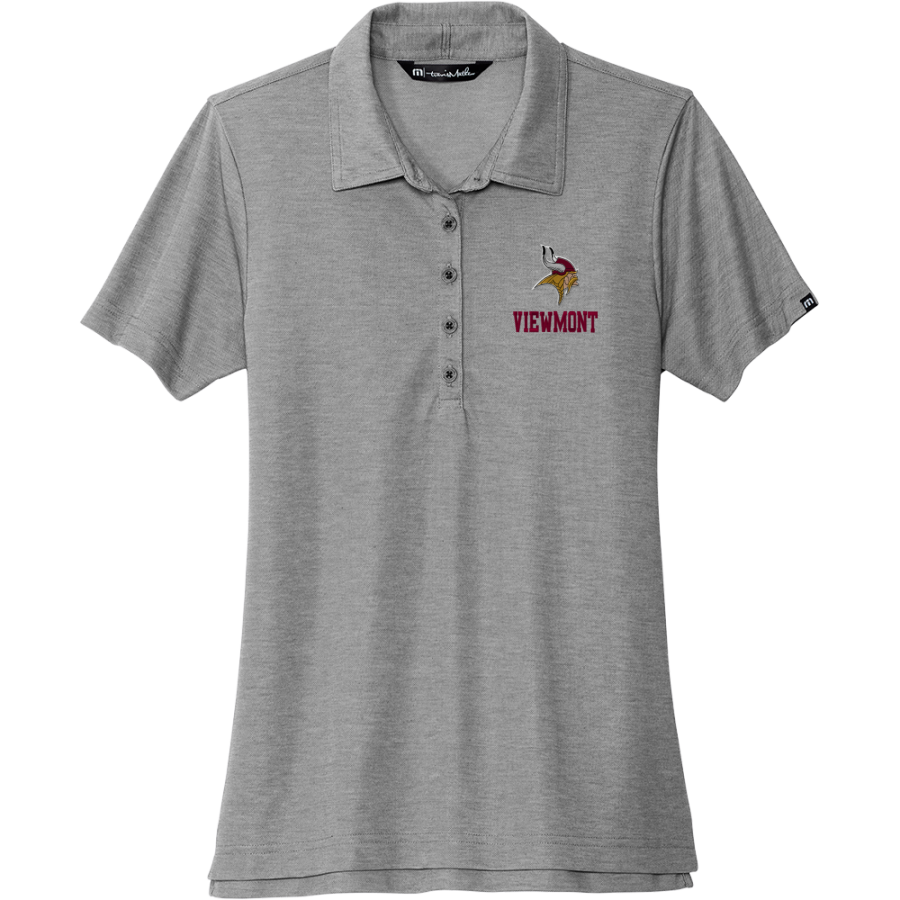 VIEWMONT HIGH SCHOOL VIKINGS <span class="pdp-name-mascot">VIEWMONT VIKINGS</span> TravisMathew Women's Oceanside Heather Polo