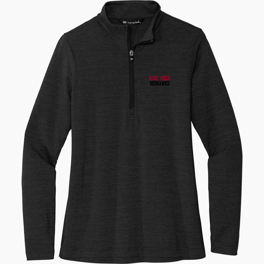 Benedictine University Mesa Redhawks <span class="pdp-name-mascot">Benedictine University Redhawks</span> TravisMathew Women's Crestview 1/4-Zip