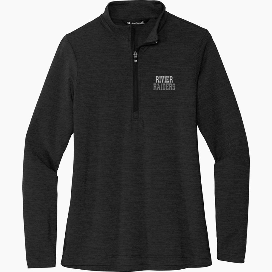 Rivier University Official Store of the Raiders TravisMathew Women's Crestview 1/4-Zip