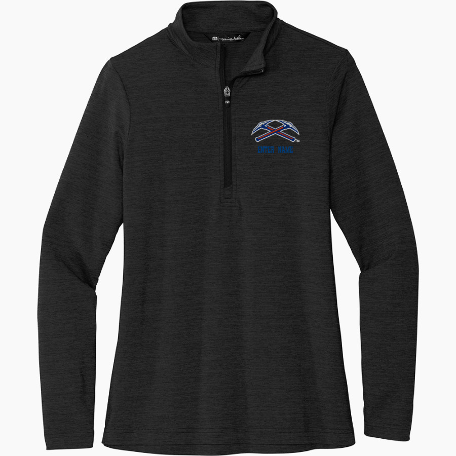 UW-Platteville PIONEERS ONLINE STORE <span class="pdp-name-mascot">UW-Platteville Pioneers</span> TravisMathew Women's Crestview 1/4-Zip