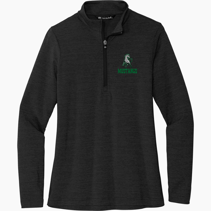 Hackberry Mustangs <span class="pdp-name-mascot">Hackberry Mustangs</span> TravisMathew Women's Crestview 1/4-Zip