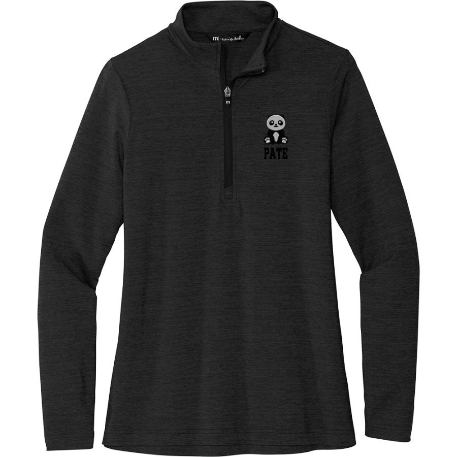 Pate Pandas <span class="pdp-name-mascot">Pate Elementary School Pandas</span> TravisMathew Women's Crestview 1/4-Zip