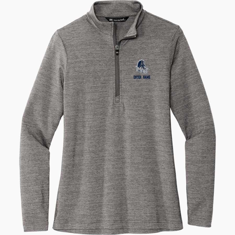 Mount Aloysius College Mounties TravisMathew Women's Crestview 1/4-Zip