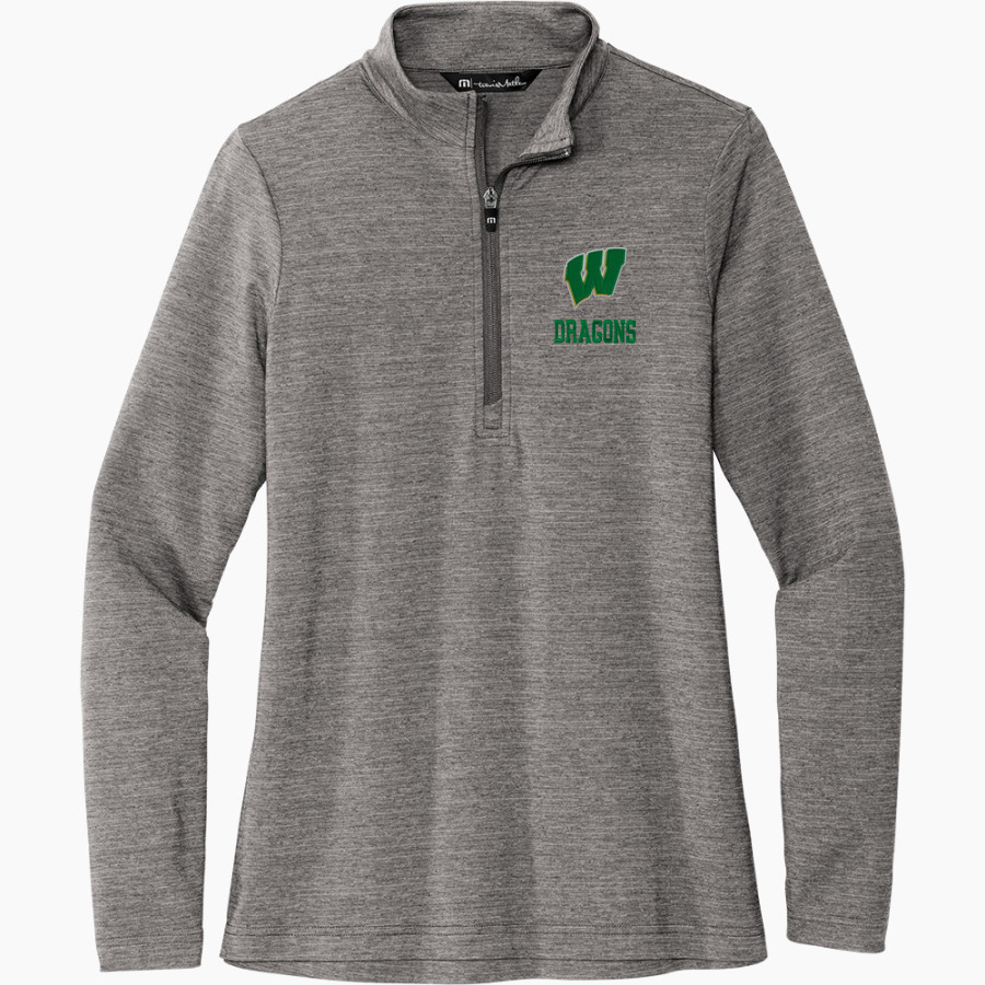WEST DAVIDSON HIGH SCHOOL DRAGONS TravisMathew Women's Crestview 1/4-Zip