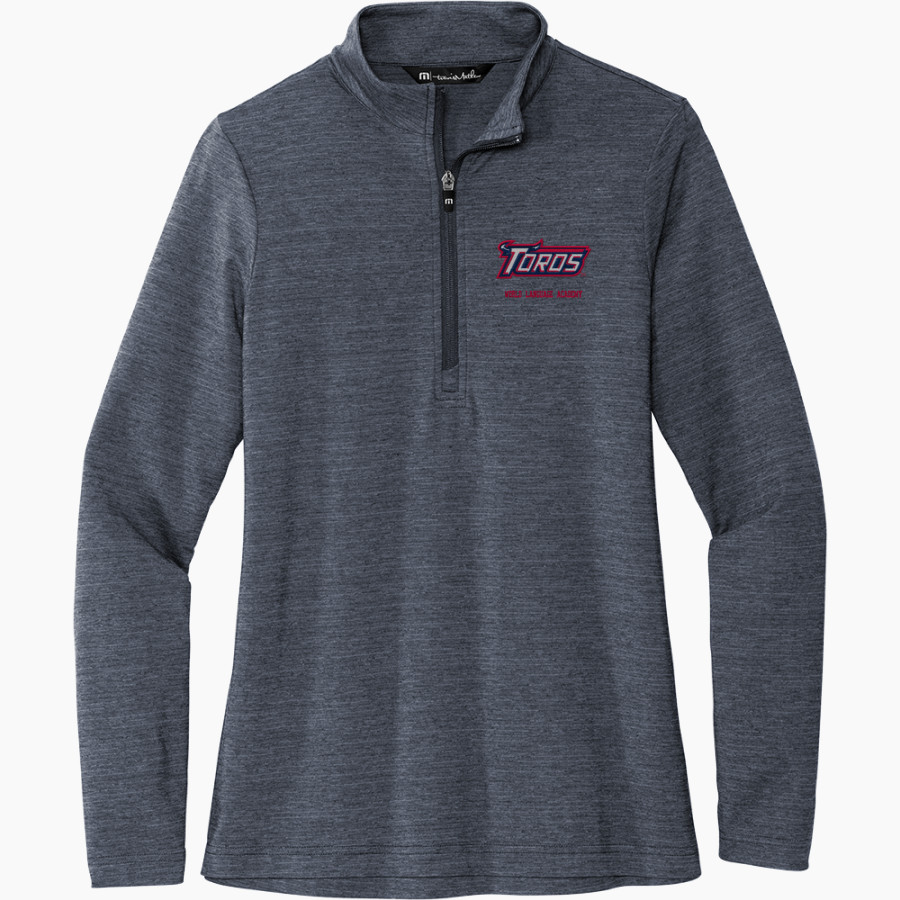 World Language Academy Toros <span class="pdp-name-mascot">World Language Academy Middle School Toros</span> TravisMathew Women's Crestview 1/4-Zip