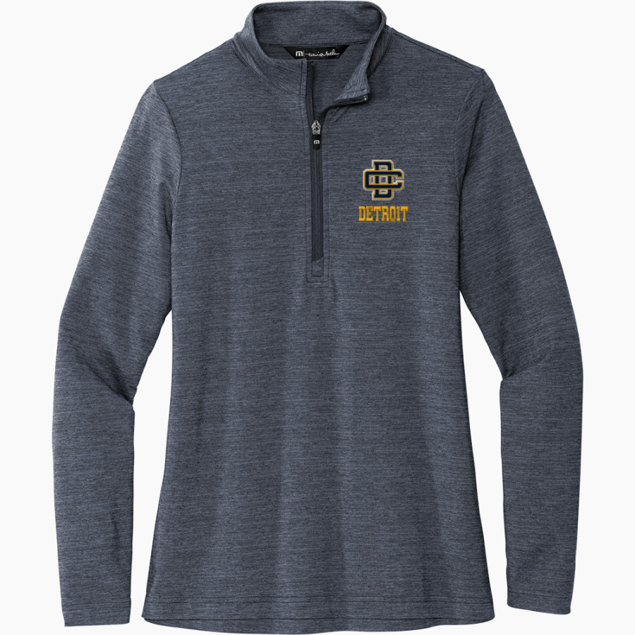 DETROIT COUNTRY DAY SCHOOL YELLOWJACKETS <span class="pdp-name-mascot">DETROIT YELLOWJACKETS</span> TravisMathew Women's Crestview 1/4-Zip