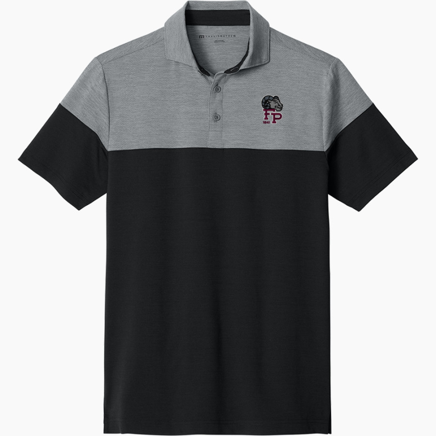 Fordham Prep Rams Online Store <span class="pdp-name-mascot">Fordham Prep Rams</span> TravisMathew Men's Onward Colorblock Polo