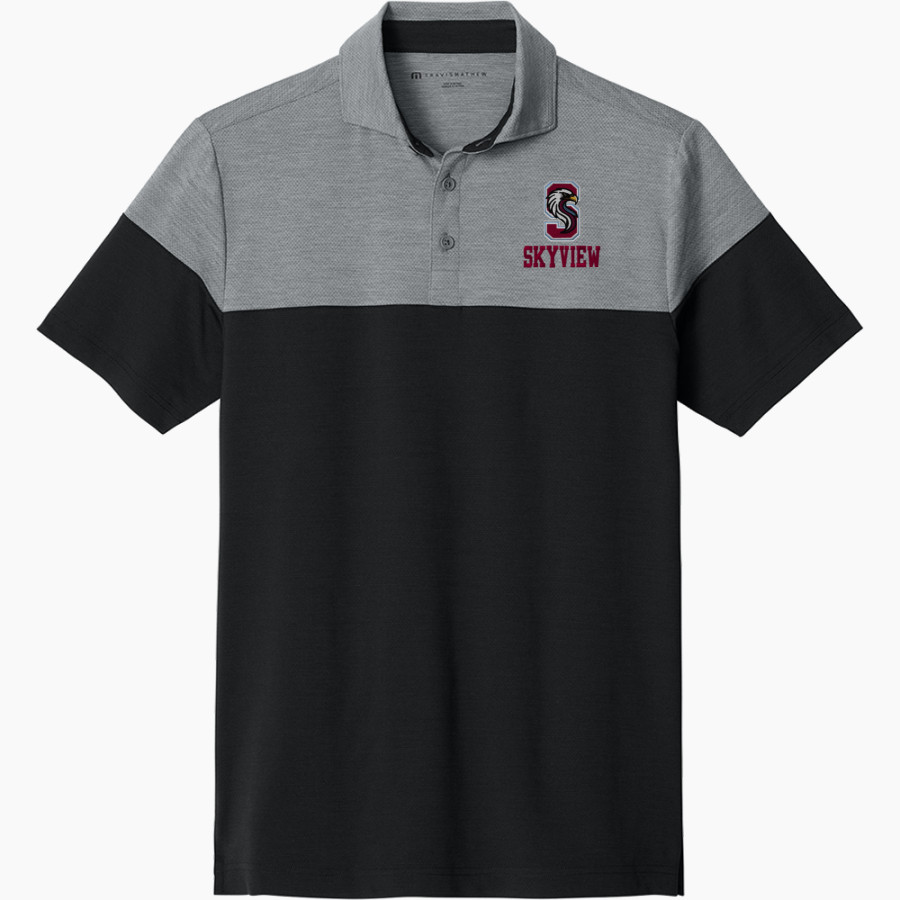 Skyview Eagles <span class="pdp-name-mascot">Skyview Middle Eagles</span> TravisMathew Men's Onward Colorblock Polo