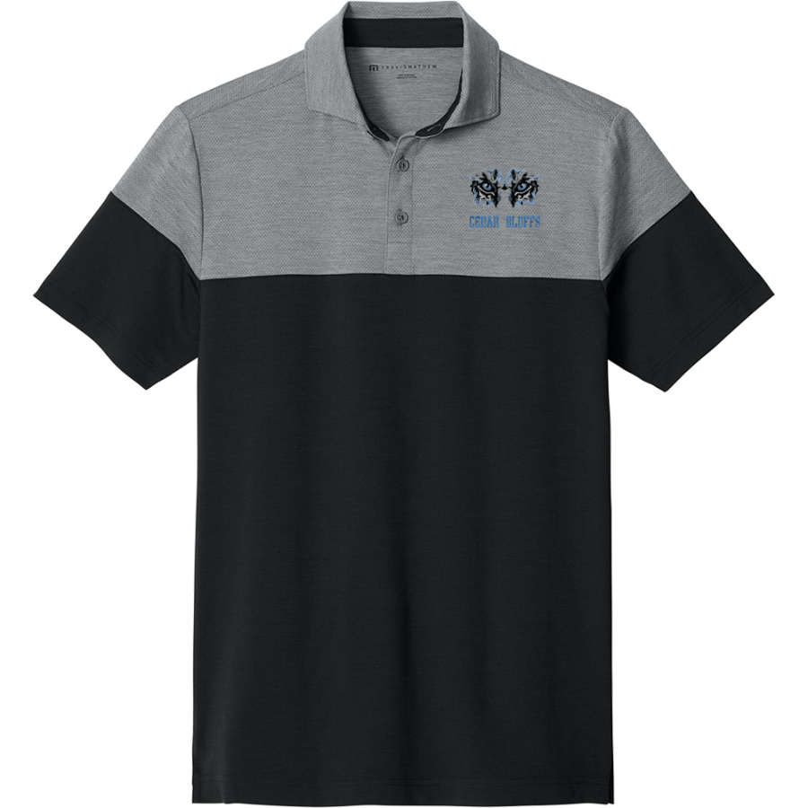Cedar Bluffs Wildcats <span class="pdp-name-mascot">Cedar Bluffs Wildcats</span> TravisMathew Men's Onward Colorblock Polo