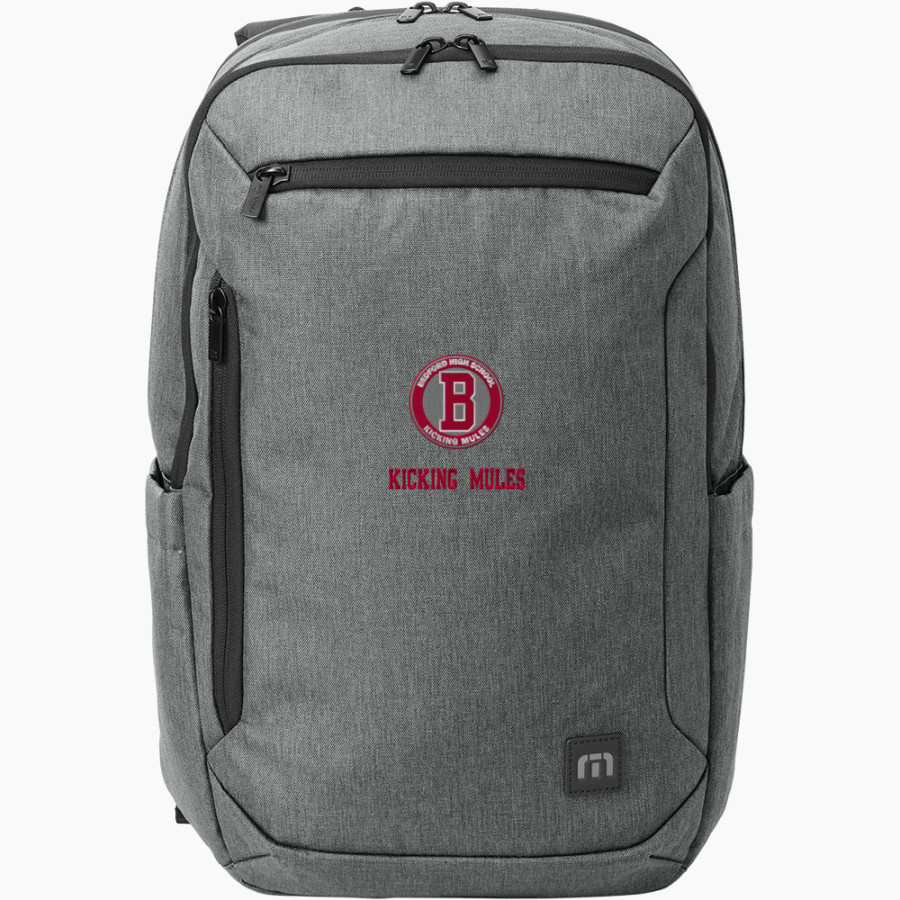 BEDFORD SCHOOLS KICKING MULES <span class="pdp-name-mascot">BEDFORD PUBLIC KICKING MULES</span> TravisMathew Duration Backpack