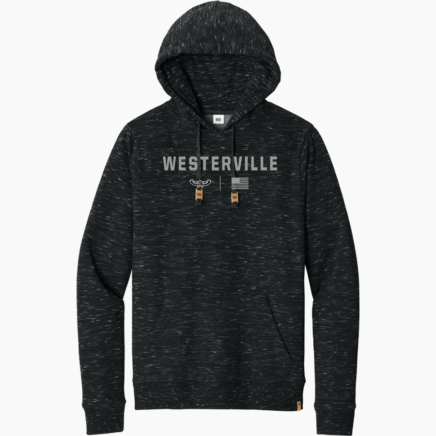 WESTERVILLE CENTRAL WARHAWKS <span class="pdp-name-mascot">WESTERVILLE WARHAWKS</span> tentree Men's Space Dye Fleece Classic Hoodie