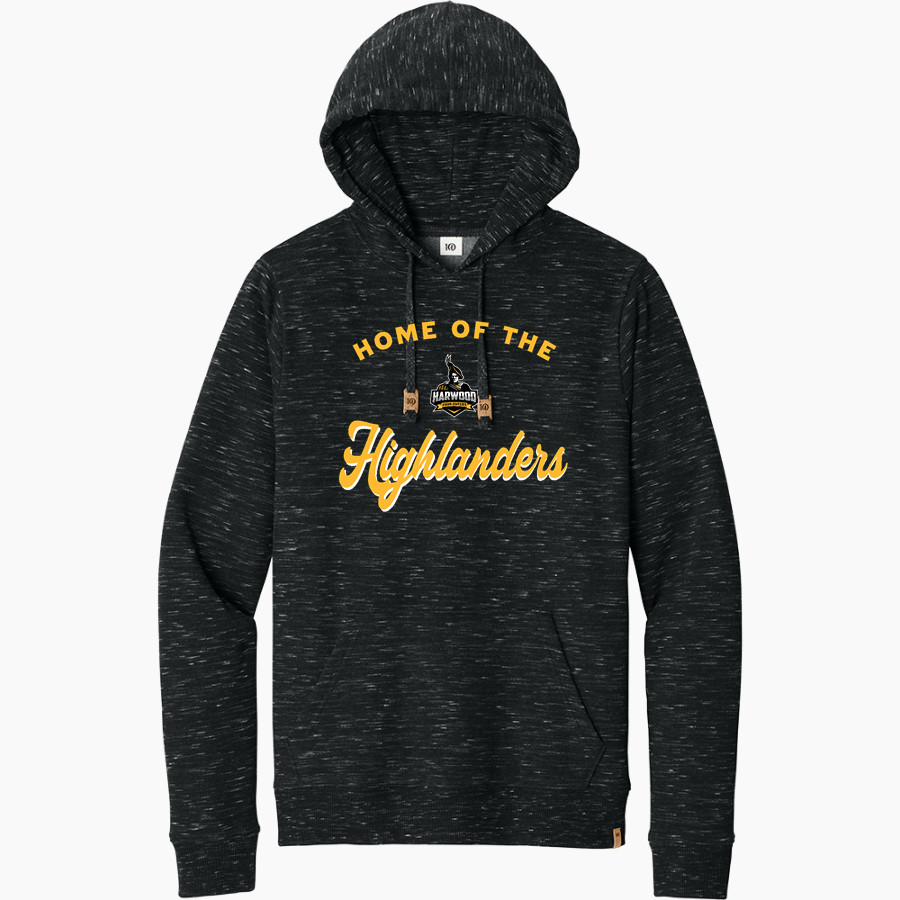 HARWOOD UNION HIGH SCHOOL HIGHLANDERS tentree Men's Space Dye Fleece Classic Hoodie