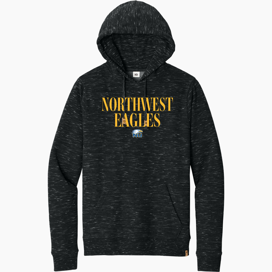 Northwest University Eagles Online Store <span class="pdp-name-mascot">Northwest Eagles</span> tentree Men's Space Dye Fleece Classic Hoodie