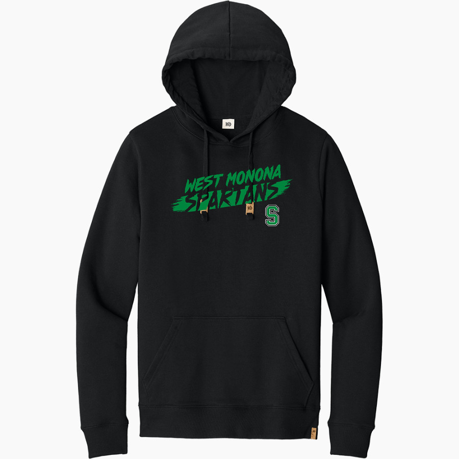 WEST MONONA HIGH SCHOOL SPARTANS tentree Men's Space Dye Fleece Classic Hoodie