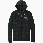 WILLIAMSTOWN HIGH SCHOOL BLUE DEVILS tentree Men's Space Dye Fleece Full-Zip Hoodie Front Thumbnail