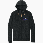 Junipero Serra Cavaliers tentree Men's Space Dye Fleece Full-Zip Hoodie Front Thumbnail