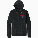 JAY COUNTY HIGH SCHOOL PATRIOTS tentree Men's Space Dye Fleece Full-Zip Hoodie Front Thumbnail