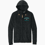 Chandler Gilbert Coyotes tentree Men's Space Dye Fleece Full-Zip Hoodie Front Thumbnail