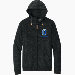 ONEIDA BAPTIST INSTITUTE MOUNTAINEERS tentree Men's Space Dye Fleece Full-Zip Hoodie Front Thumbnail
