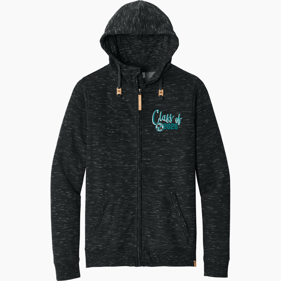 Miami Lakes Jaguars tentree Men's Space Dye Fleece Full-Zip Hoodie