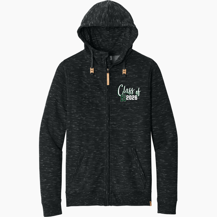 Franklin Quakers <span class="pdp-name-mascot">Franklin Quakers</span> tentree Men's Space Dye Fleece Full-Zip Hoodie
