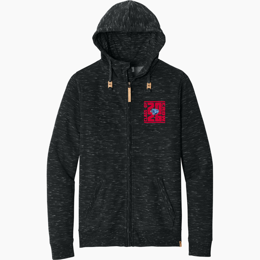 CROW HIGH SCHOOL Cougars Online Store <span class="pdp-name-mascot">CROW COUGARS</span> tentree Men's Space Dye Fleece Full-Zip Hoodie