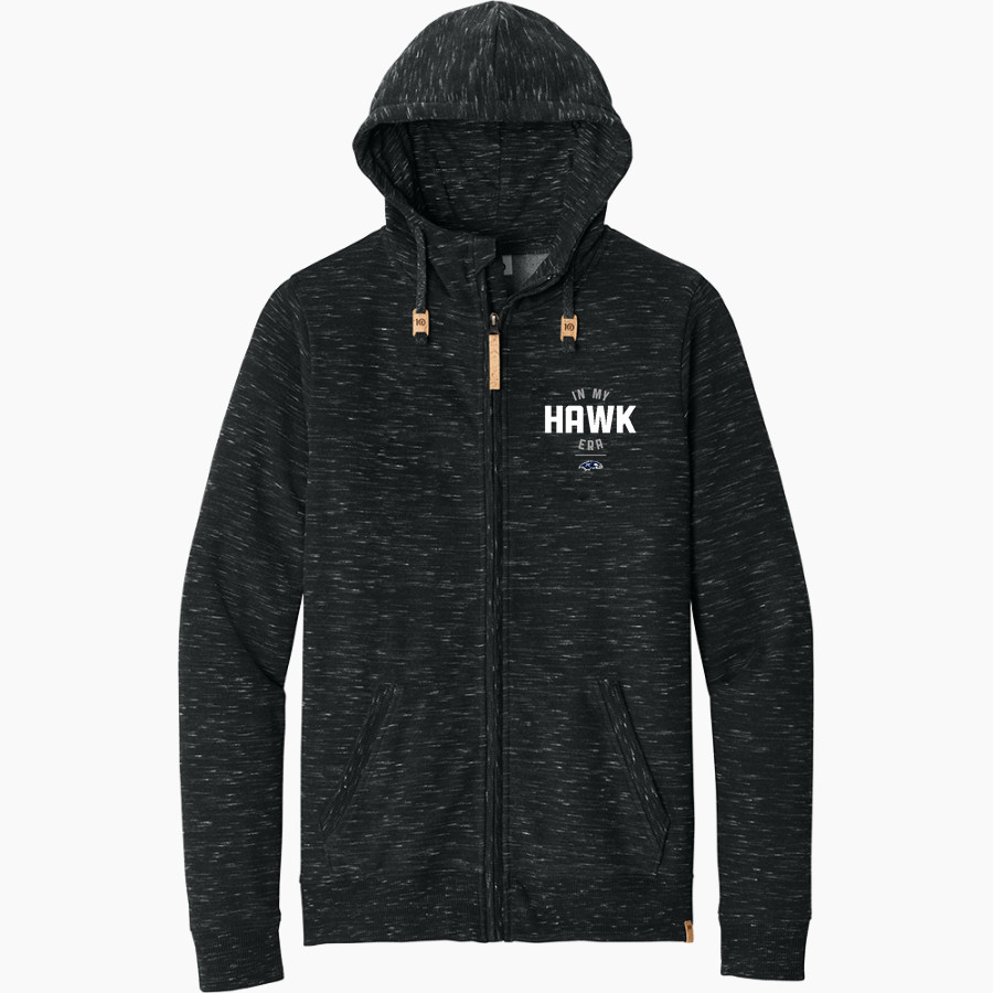 XAVIER HIGH SCHOOL HAWKS tentree Men's Space Dye Fleece Full-Zip Hoodie