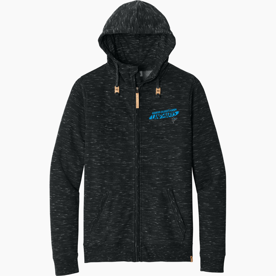 Oceanside Collegiate Academy Landsharks <span class="pdp-name-mascot">Oceanside Collegiate Academy Landsharks</span> tentree Men's Space Dye Fleece Full-Zip Hoodie