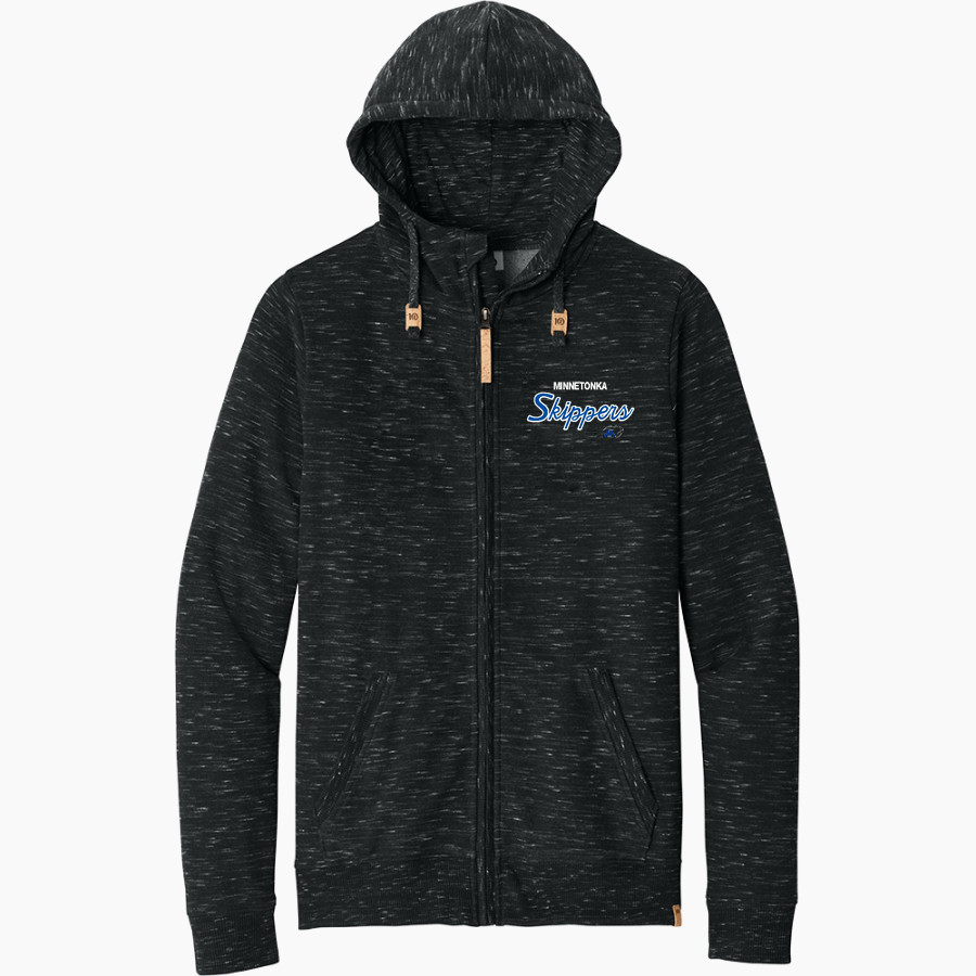 Minnetonka Skippers tentree Men's Space Dye Fleece Full-Zip Hoodie
