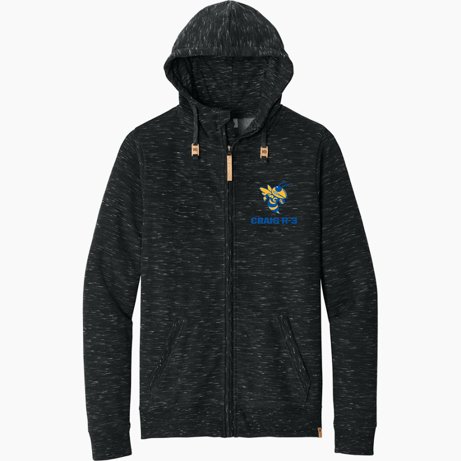 Craig R-3 Hornets <span class="pdp-name-mascot">Craig R-3 Hornets</span> tentree Men's Space Dye Fleece Full-Zip Hoodie