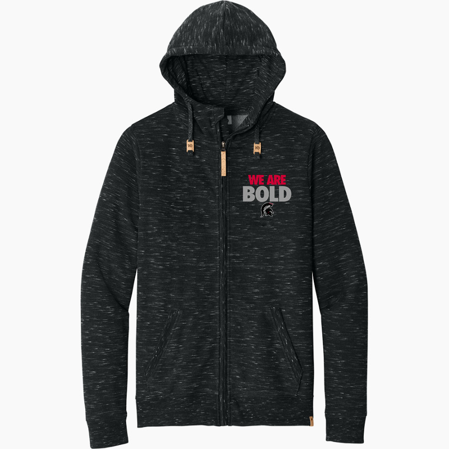 BOLD HIGH SCHOOL WARRIORS <span class="pdp-name-mascot">BOLD WARRIORS</span> tentree Men's Space Dye Fleece Full-Zip Hoodie