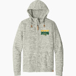 Head-Royce Jayhawks tentree Men's Space Dye Fleece Full-Zip Hoodie Front Thumbnail