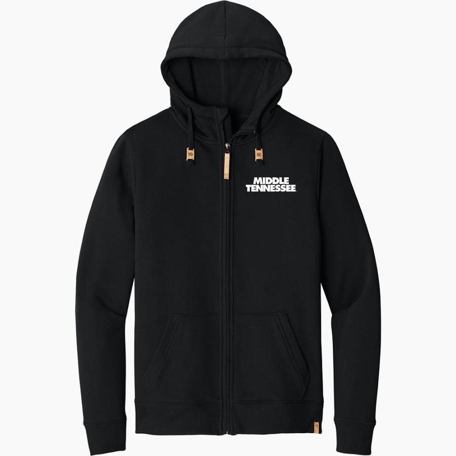 MTSU Blue Raiders tentree Men's Space Dye Fleece Full-Zip Hoodie