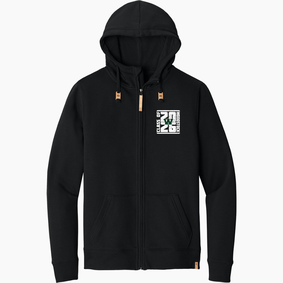 WOODSTOCK UNION HIGH SCHOOL WASPS <span class="pdp-name-mascot">WOODSTOCK WASPS</span> tentree Men's Space Dye Fleece Full-Zip Hoodie
