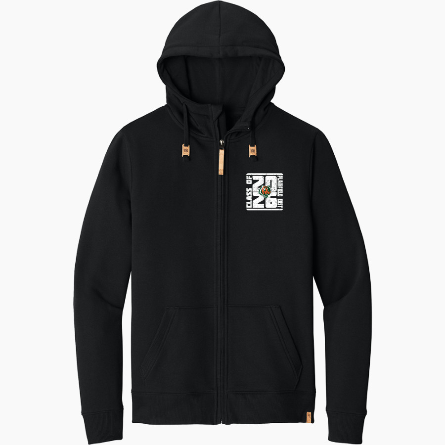 Plainfield East Bengals tentree Men's Space Dye Fleece Full-Zip Hoodie