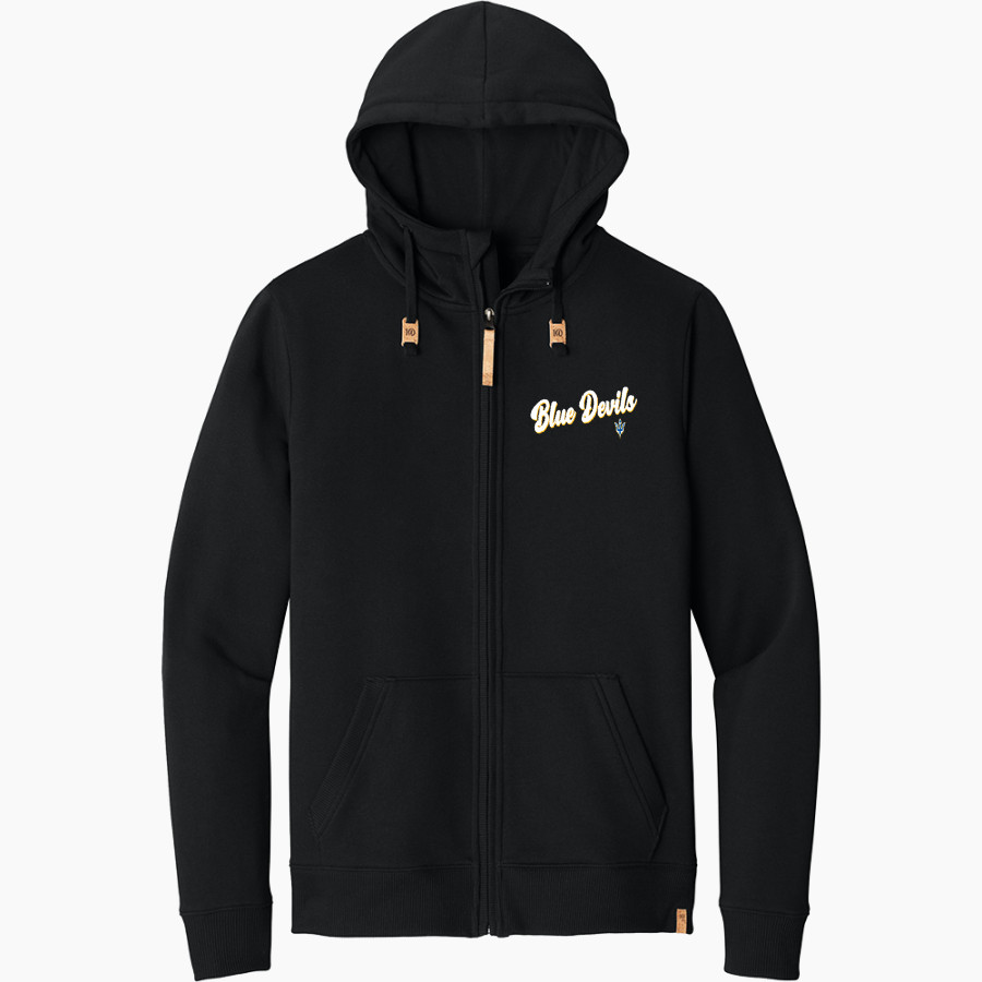 Warren Blue Devils <span class="pdp-name-mascot">Warren Blue Devils</span> tentree Men's Space Dye Fleece Full-Zip Hoodie