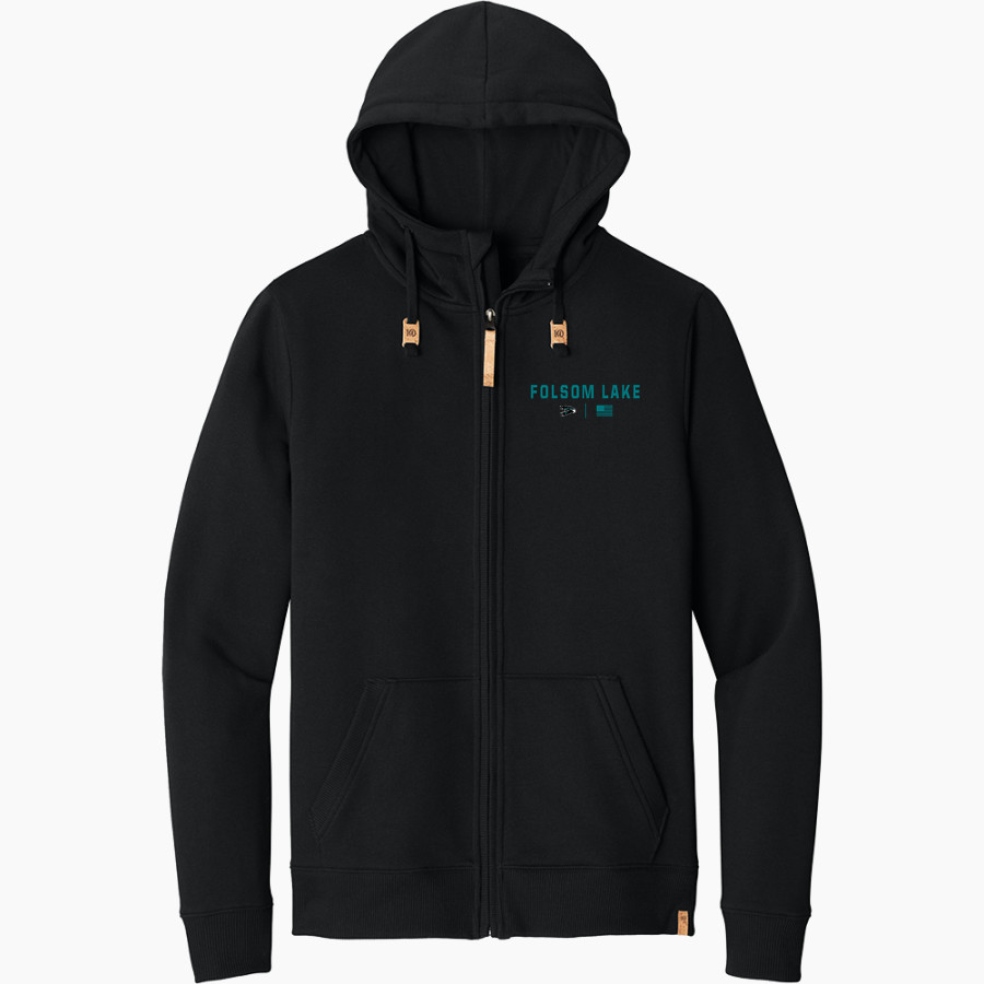 Folsom Lake Falcons tentree Men's Space Dye Fleece Full-Zip Hoodie