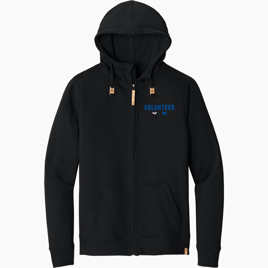 VOLUNTEER HIGH SCHOOL FALCONS <span class="pdp-name-mascot">VOLUNTEER FALCONS</span> tentree Men's Space Dye Fleece Full-Zip Hoodie