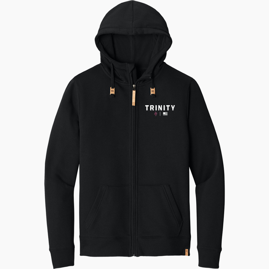 Trinity Warriors <span class="pdp-name-mascot">Trinity Christian Warriors</span> tentree Men's Space Dye Fleece Full-Zip Hoodie