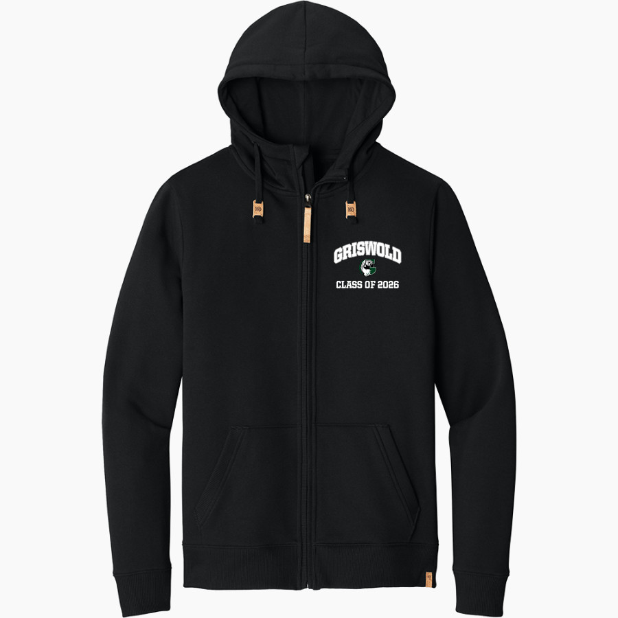 Griswold Grizzlies <span class="pdp-name-mascot">Griswold Grizzlies</span> tentree Men's Space Dye Fleece Full-Zip Hoodie