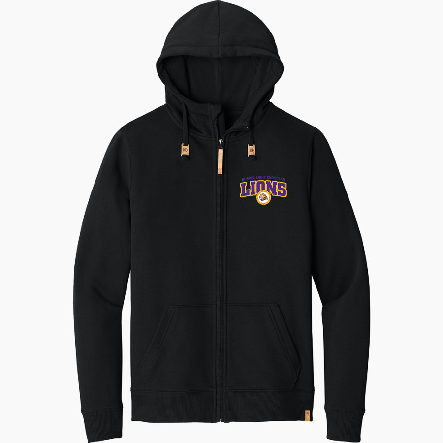 Gospel Light Christian Lions <span class="pdp-name-mascot">Gospel Light Christian School Lions</span> tentree Men's Space Dye Fleece Full-Zip Hoodie