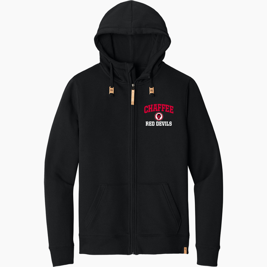 Chaffee Red Devils <span class="pdp-name-mascot">Chaffee Schools Red Devils</span> tentree Men's Space Dye Fleece Full-Zip Hoodie